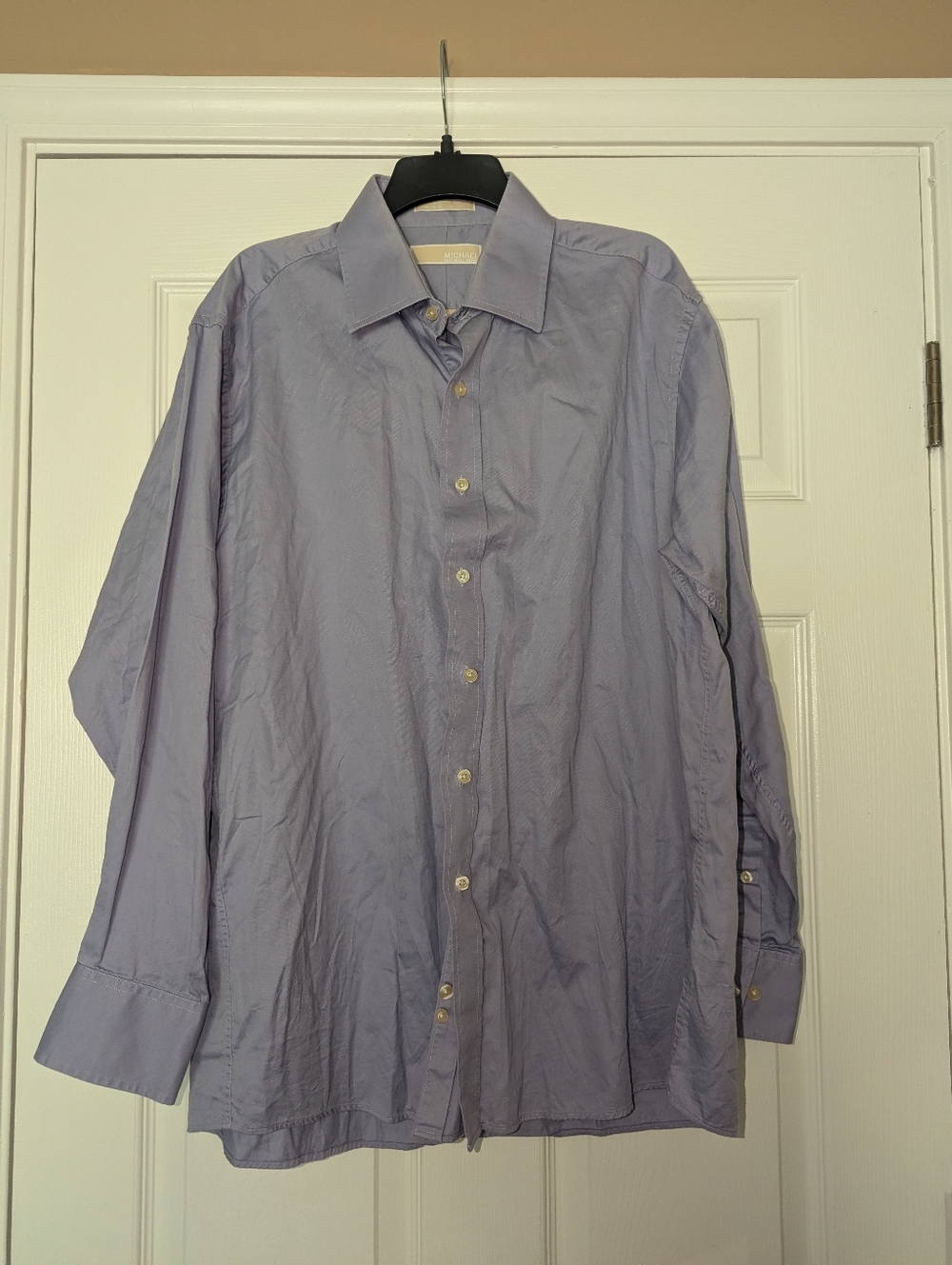 MICHAEL Michael Kors Men's Light Lavender Dress Shirt